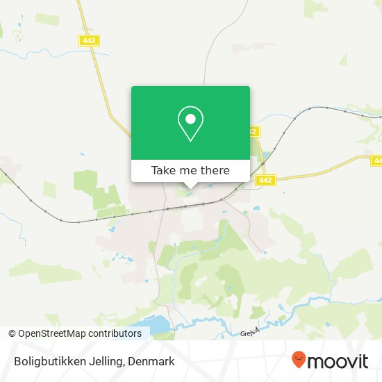 Boligbutikken Jelling map