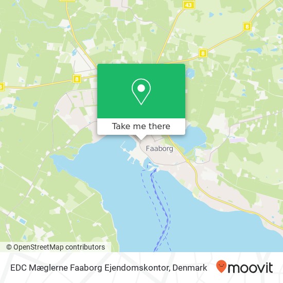 EDC Mæglerne Faaborg Ejendomskontor map