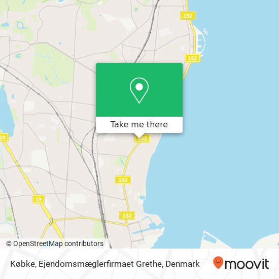 Købke, Ejendomsmæglerfirmaet Grethe map