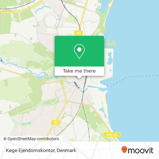 Køge Ejendomskontor map