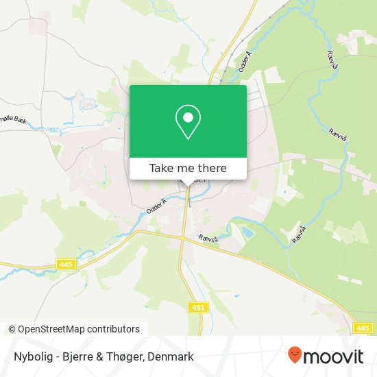 Nybolig - Bjerre & Thøger map
