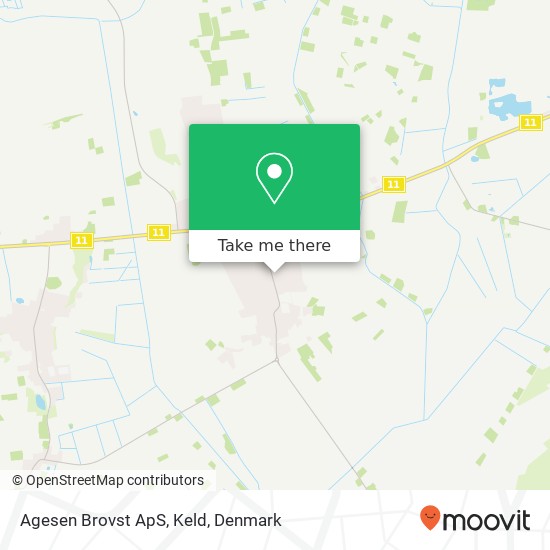 Agesen Brovst ApS, Keld map