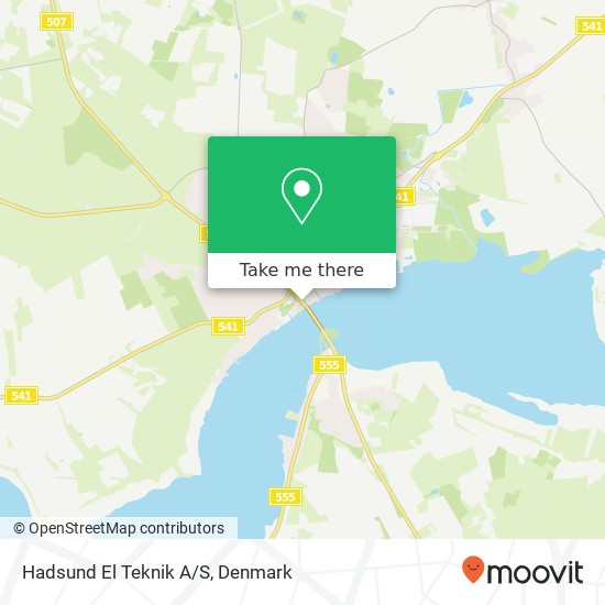 Hadsund El Teknik A/S map