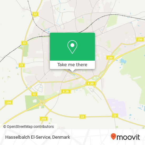 Hasselbalch El-Service map