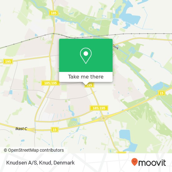 Knudsen A/S, Knud map