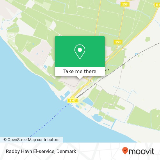 Rødby Havn El-service map