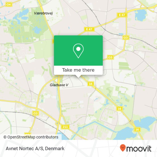 Avnet Nortec A/S map