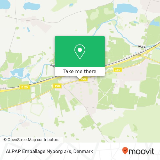 ALPAP Emballage Nyborg a/s map