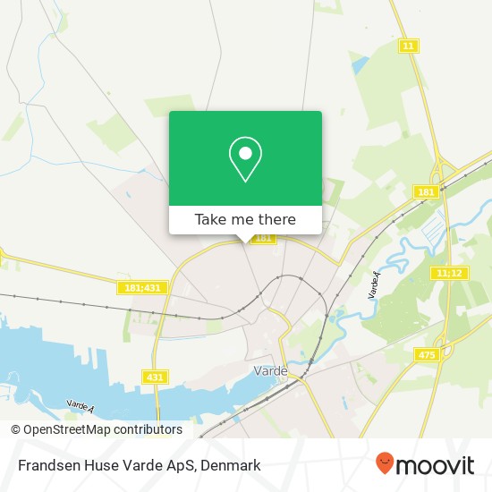 Frandsen Huse Varde ApS map
