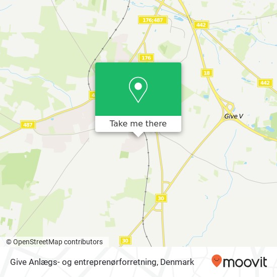 Give Anlægs- og entreprenørforretning map