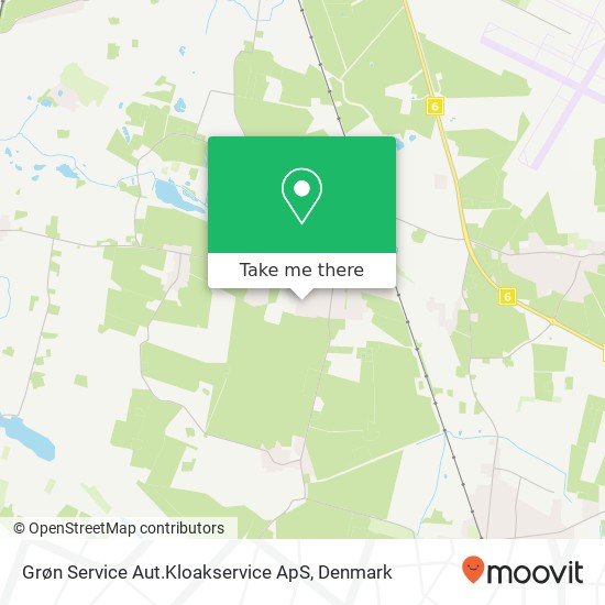Grøn Service Aut.Kloakservice ApS map