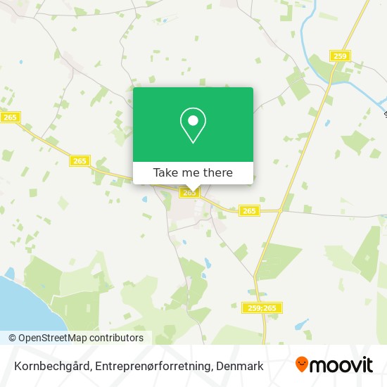 Kornbechgård, Entreprenørforretning map