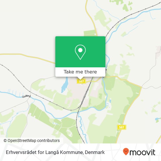 Erhvervsrådet for Langå Kommune map