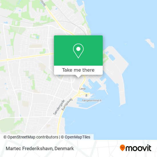 Martec Frederikshavn map