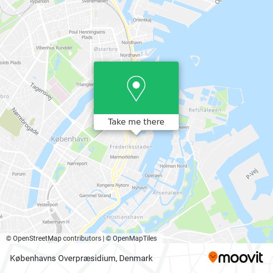 Københavns Overpræsidium map