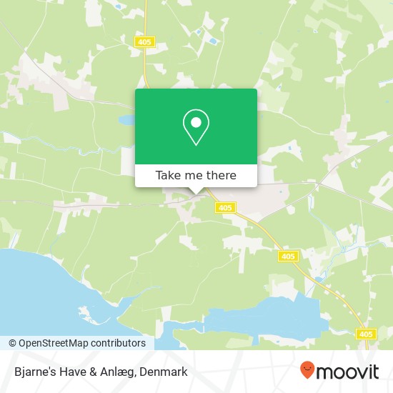 Bjarne's Have & Anlæg map