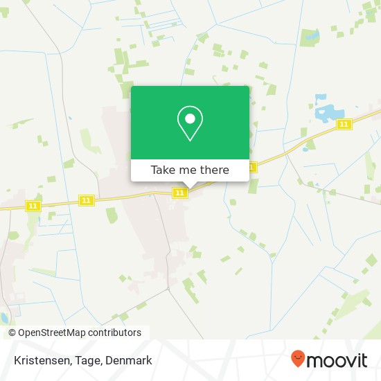 Kristensen, Tage map