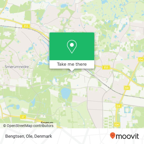 Bengtsen, Ole map