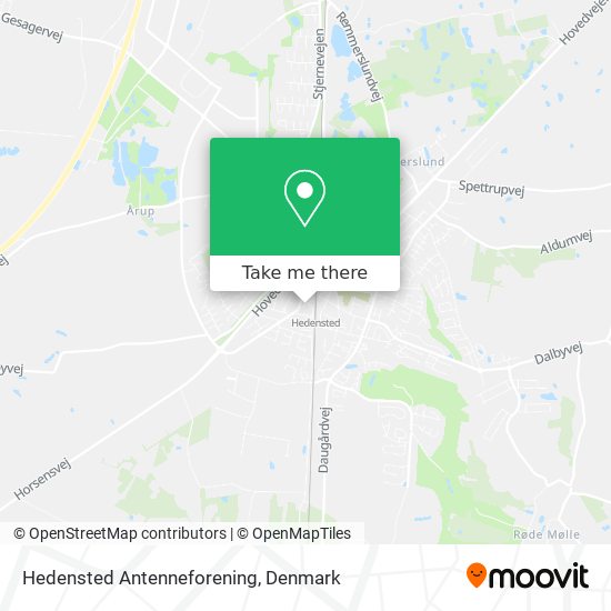 Hedensted Antenneforening map