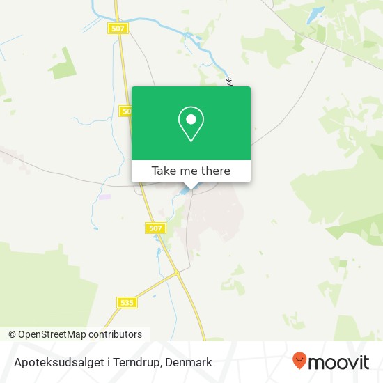 Apoteksudsalget i Terndrup map