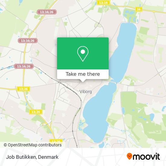 Job Butikken map