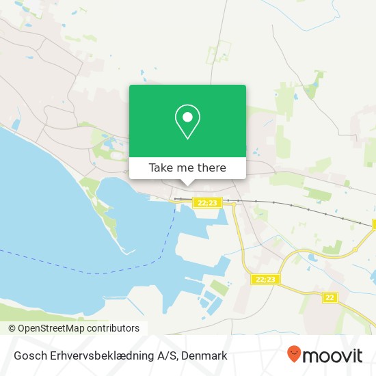 Gosch Erhvervsbeklædning A/S map