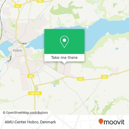 AMU-Center Hobro map