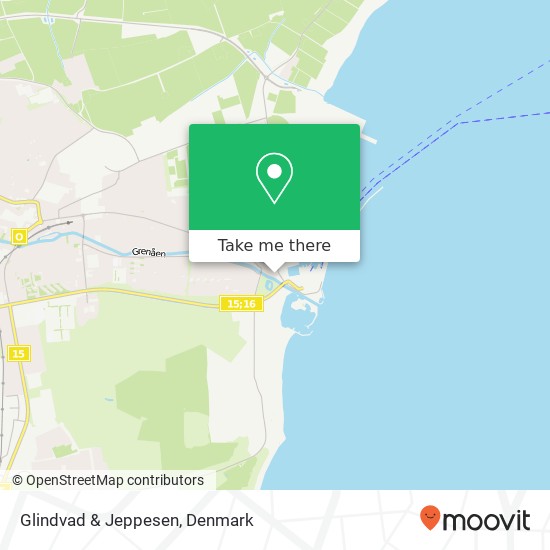 Glindvad & Jeppesen map