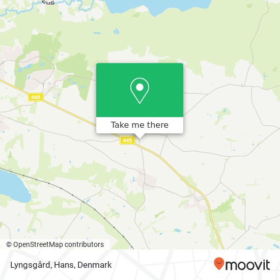 Lyngsgård, Hans map
