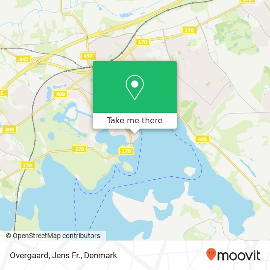 Overgaard, Jens Fr. map