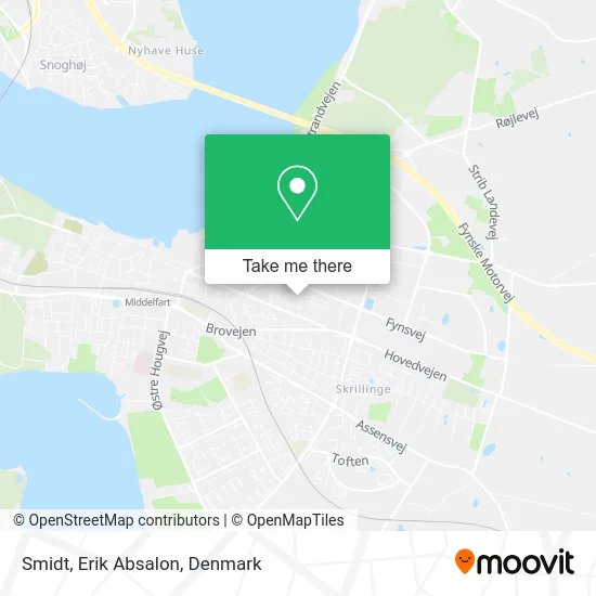 Smidt, Erik Absalon map