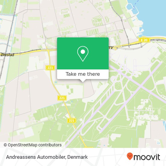 Andreassens Automobiler map