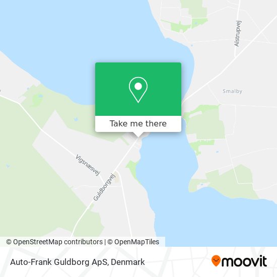Auto-Frank Guldborg ApS map