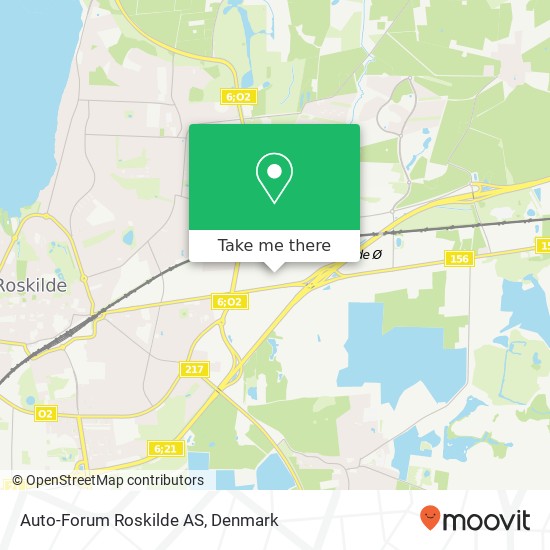 Auto-Forum Roskilde AS map