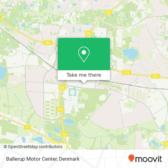 Ballerup Motor Center map