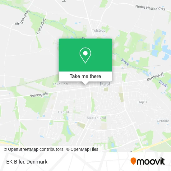 EK Biler map