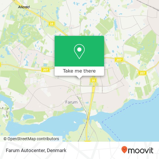 Farum Autocenter map