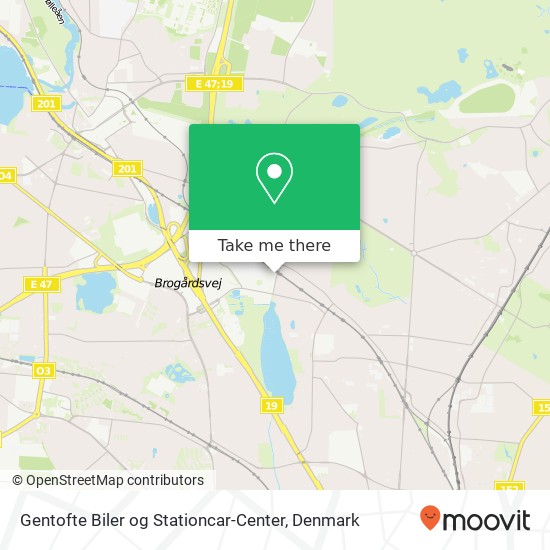 Gentofte Biler og Stationcar-Center map