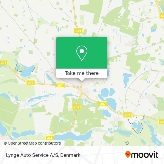 Lynge Auto Service A/S map