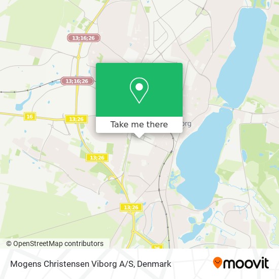Mogens Christensen Viborg A/S map