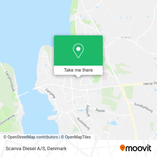 Scanva Diesel A/S map
