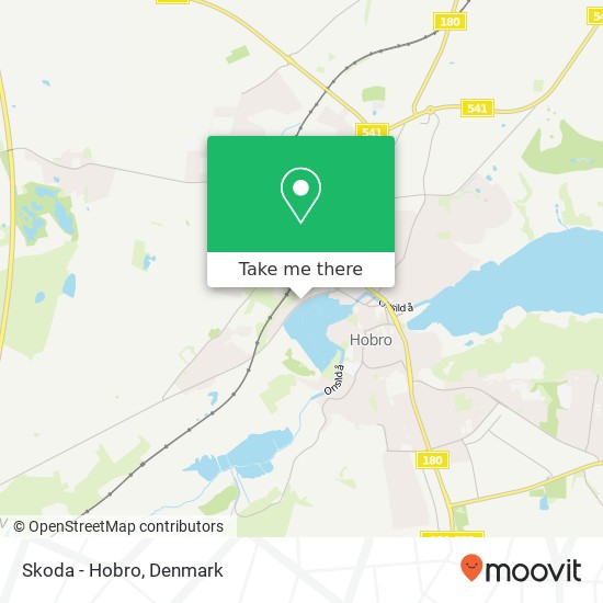 Skoda - Hobro map