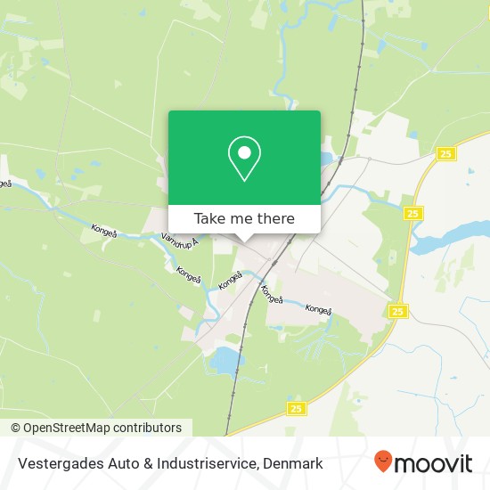 Vestergades Auto & Industriservice map