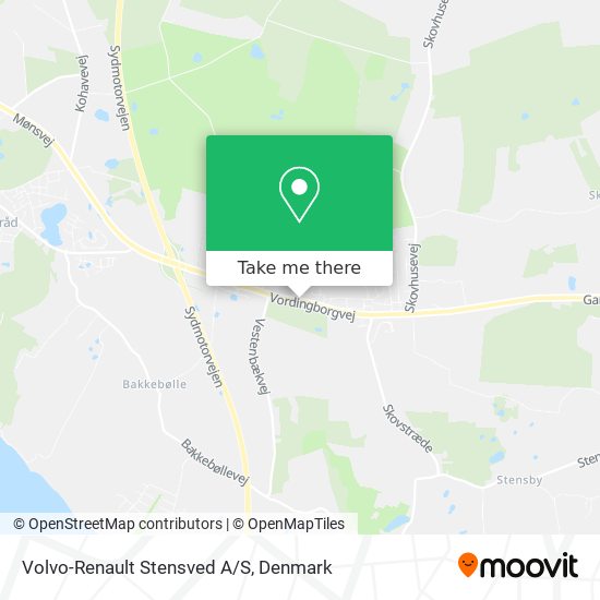 Volvo-Renault Stensved A/S map