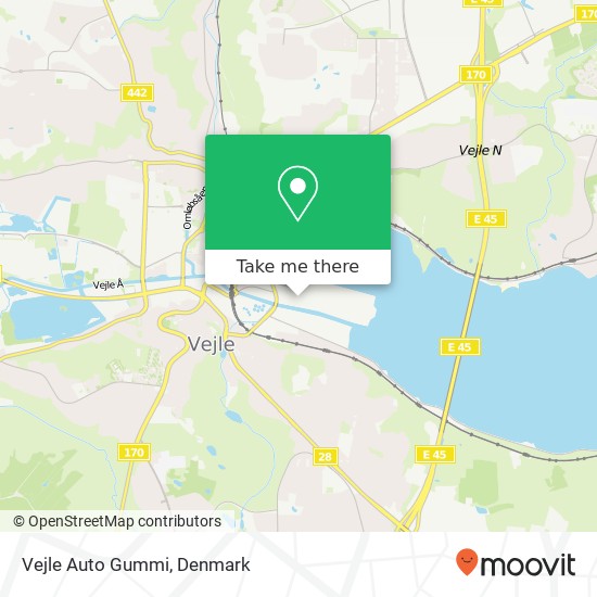 Vejle Auto Gummi map