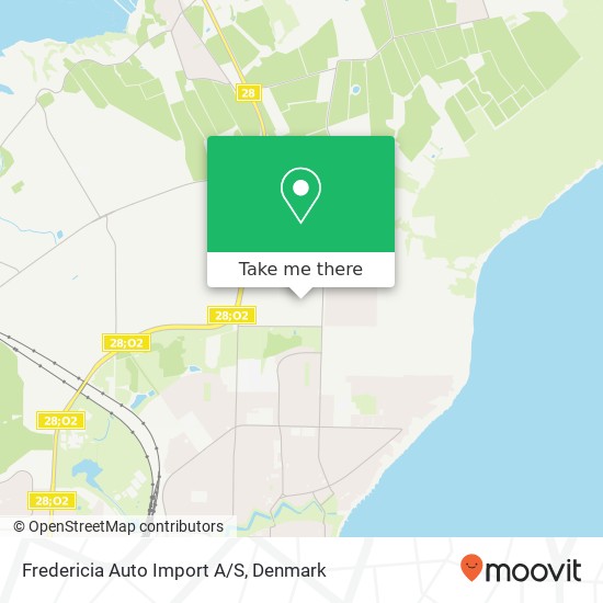 Fredericia Auto Import A/S map