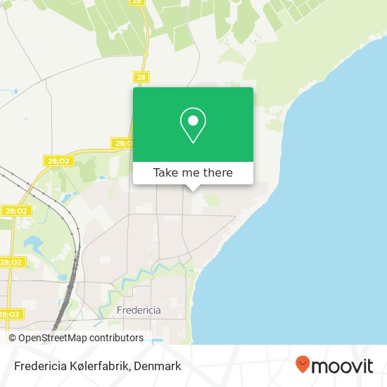 Fredericia Kølerfabrik map