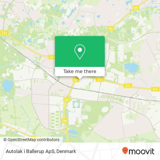 Autolak i Ballerup ApS map