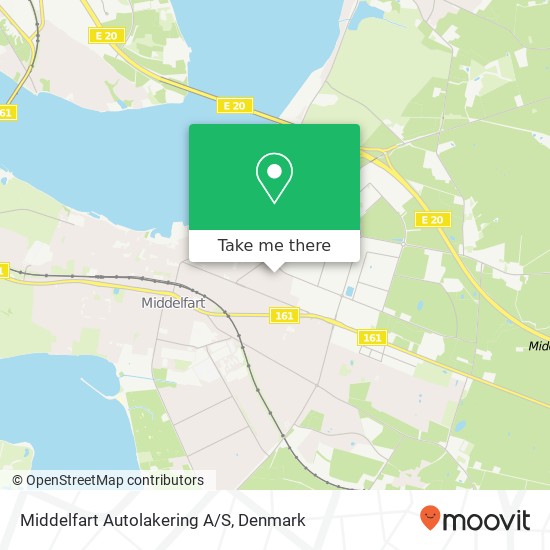 Middelfart Autolakering A/S map