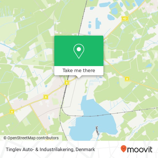 Tinglev Auto- & Industrilakering map